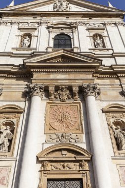 Aziz Peter ve Paul Kilisesi, ayrıntıları cephe, Krakow, Polonya.