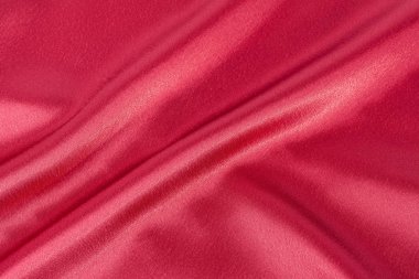 İpek arka plan, kırmızı parlak kumaş dokusuna