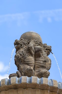 Prag Kalesi, Hradcany, Çeşme üzerinde avluya, Prague, Çek Cumhuriyeti