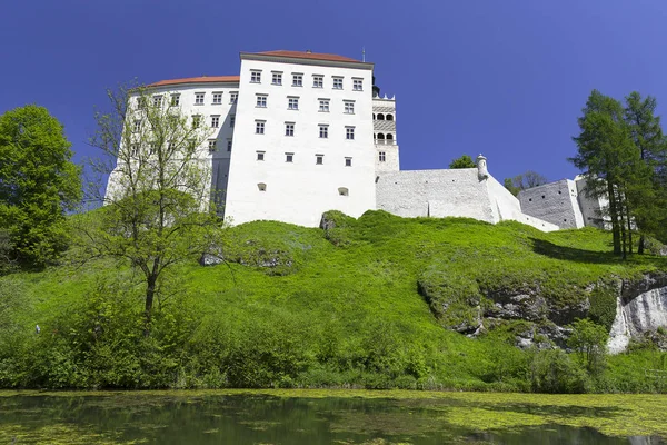 Defensa del siglo XIV Castillo Pieskowa Skala, cerca de Cracovia, Polonia —  Fotos de Stock