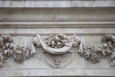 18. yüzyıl St Paul Katedrali, kabartma cephesinde, London, Büyük Britanya
