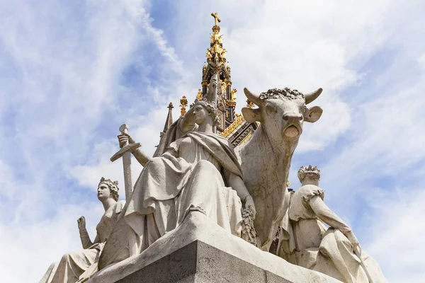 Książę Albert Memorial Gardens Kensington, Londyn, Wielka Brytania — Zdjęcie stockowe