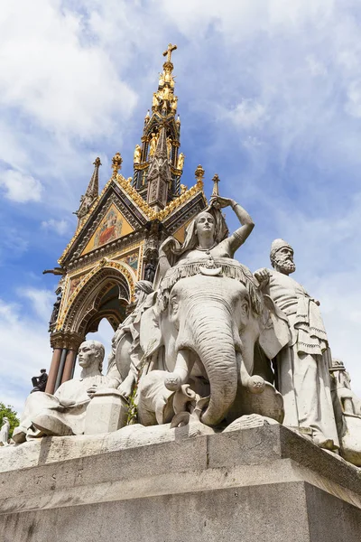 Prince Albert Memorial, Kensington Gardens, London, Storbritannia – stockfoto