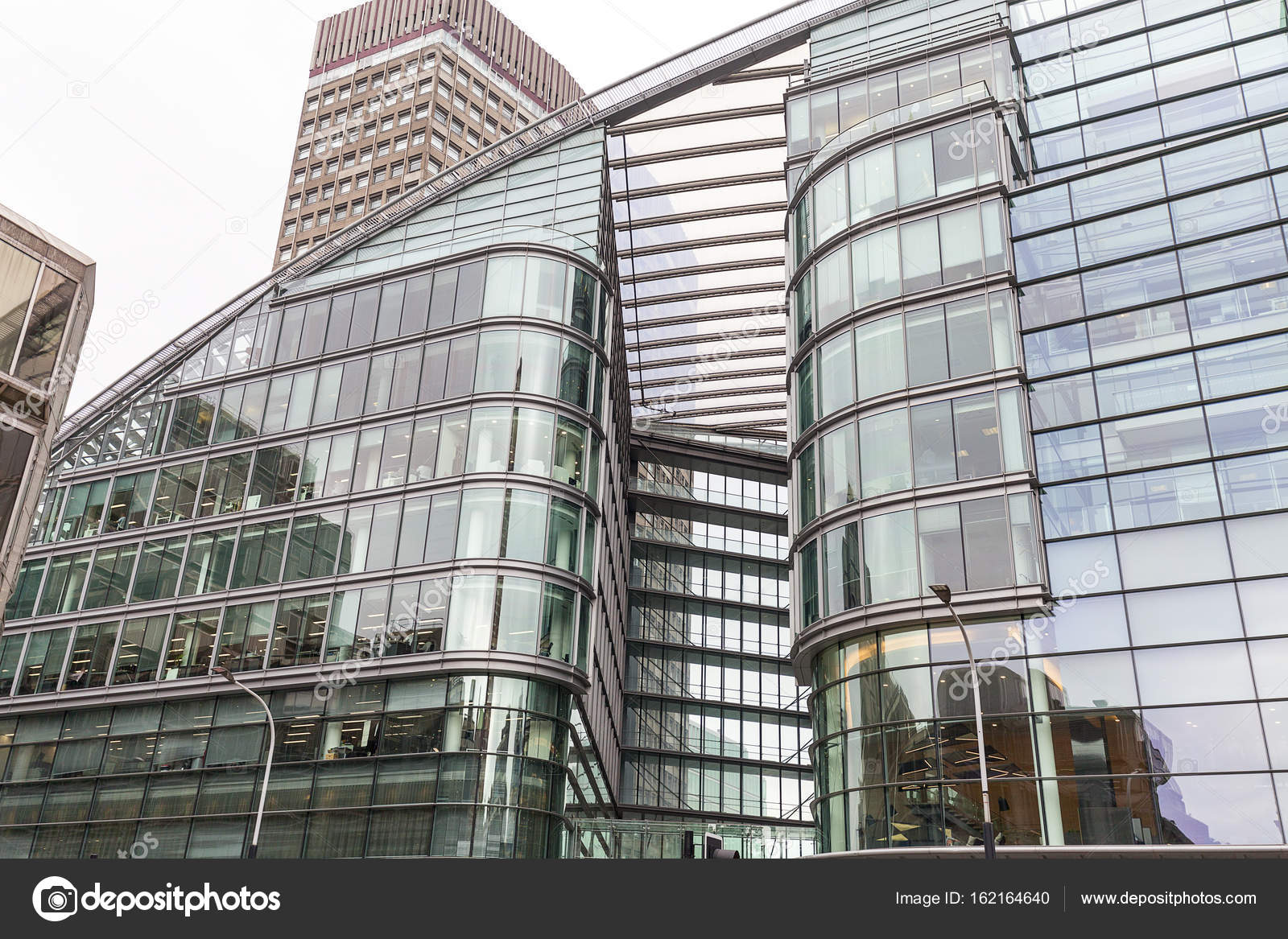 Modern Glazed Office Buildings Business Center London