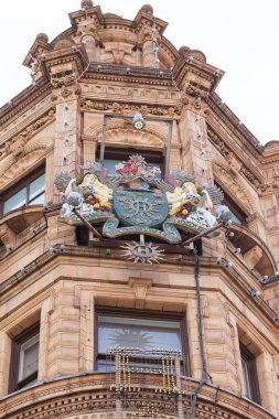  Harrods, lüks mağaza üzerinde Brompton Road, Londra, İngiltere