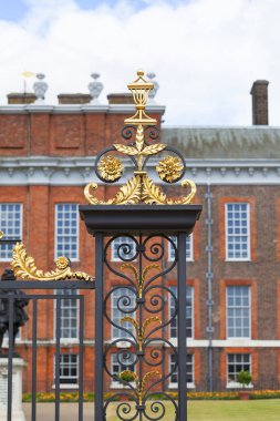 Kensington Sarayı Kensington Gardens, dekoratif gate, Londra, İngiltere