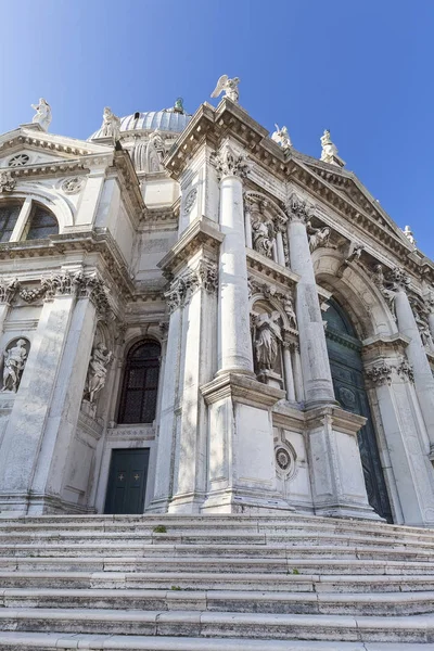 Barokní Kostel Santa Maria Della Salute Fasády Benátky Itálie Byl — Stock fotografie