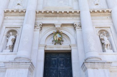 16. yüzyıl Benedictine San Giorgio Maggiore kilise, cephe, Venedik, İtalya