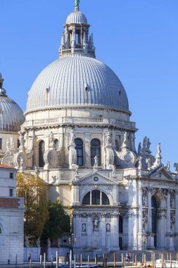 17. yüzyıl Barok kilise Santa Maria della Salute, Venedik, İtalya