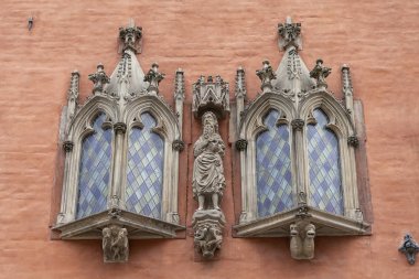 Gotik Wroclaw Belediye Pazar Meydanı, Wroclaw, Polonya