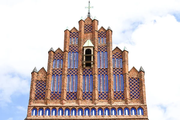 Église gothique du XIVe siècle de Corpus Christi, façade, Wroclaw, Pologne . — Photo