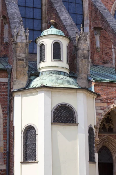 Catedral de Wroclaw (Catedral de São João Batista), igreja de estilo gótico, Wroclaw, Polônia — Fotografia de Stock