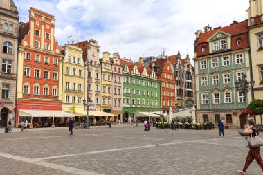 Ana Pazar, renkli kiralık evler, aşağı Silezya, Wroclaw, Polonya