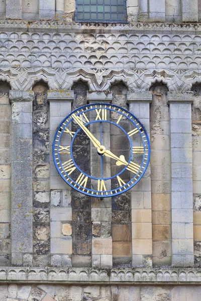 Iglesia de Santa María la Virgen, torre del reloj, Dover, Reino Unido — Foto de Stock