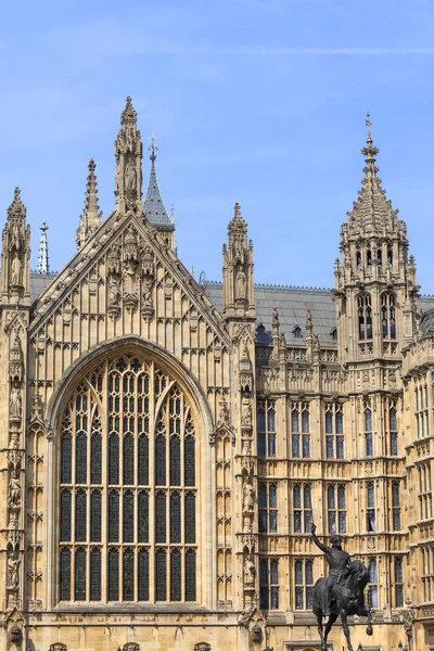 Palace of Westminster, Parliament, facade, Londres, Reino Unido — Fotografia de Stock