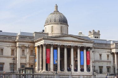 National Gallery, Sanat Müzesi Trafalgar Square, Londra, İngiltere