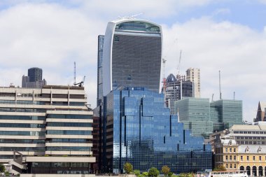 Modern ofis binaları Londra, merkezi iş bölgesine, City, Londra, Londra, İngiltere