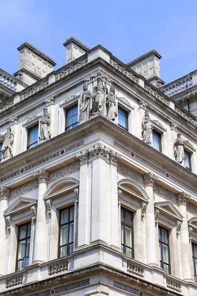 Dışişleri ve Commonwealth Office, ayrıntı cephe, London, Büyük Britanya — Stok fotoğraf