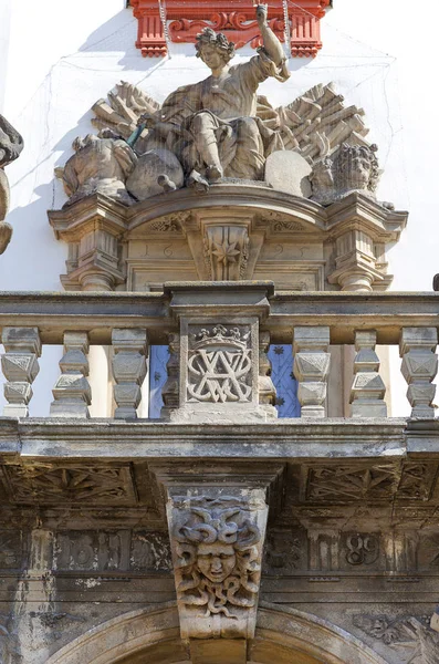 Palácio de Troja, detalhes da entrada. Praga, República Checa — Fotografia de Stock