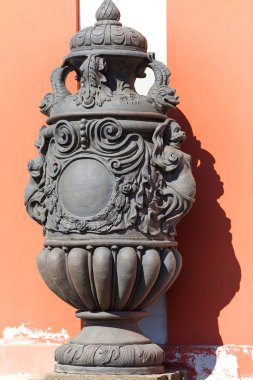 Na sarayda güneşli gün, efsanevi vazo, Prague, Çek Cumhuriyeti