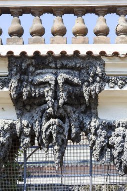 Wallenstein Sarayı 'ndaki Dripstone Duvarı, Prag, Çek Cumhuriyeti