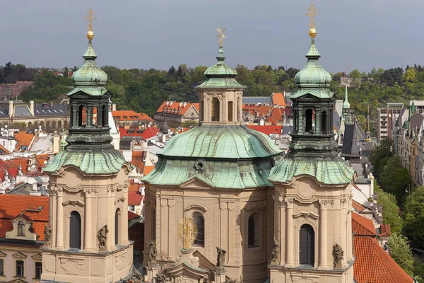 Prague República Checa Maio 2017 Igreja Barroca São Nicolau Século — Fotografia de Stock