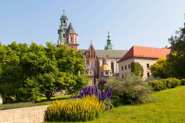 Krakow Poland June 2015 Wawel Cathedral Coronation Place Polish Kings — Stock Photo, Image