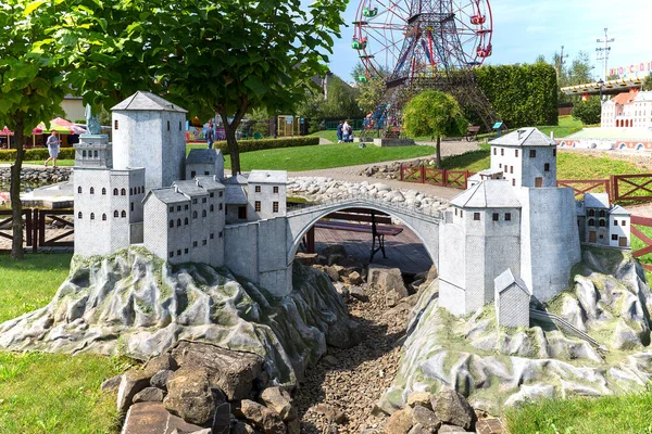 Inwald Polen August 2018 Miniaturpark Traumwelt Kleine Nachbildung Von Stari — Stockfoto