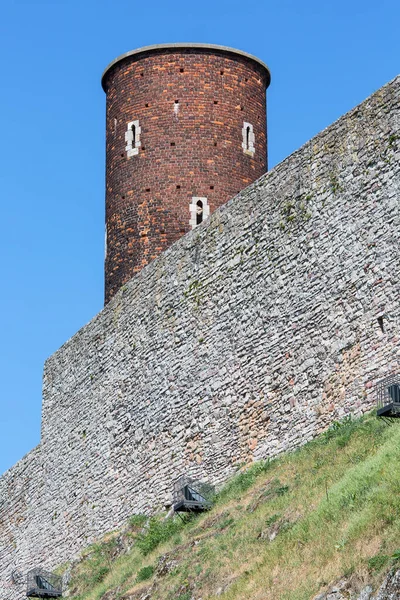 Checiny Kielce Polen Mei 2017 13E Eeuwse Checiny Castle Ruïnes — Stockfoto