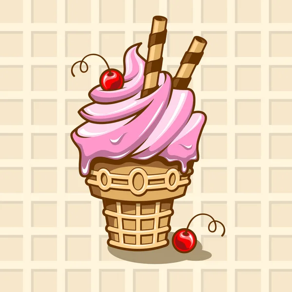 Helado 2 — Vector de stock