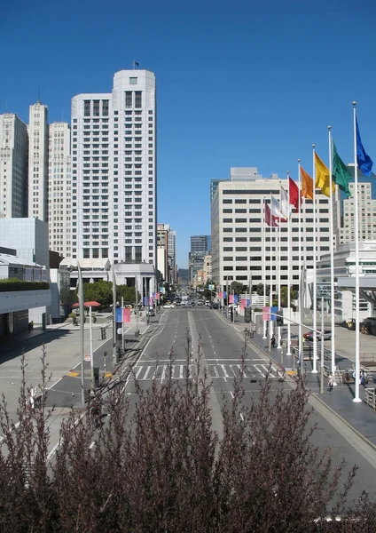Calles Modernas de San Francisco en un día laborable — Foto de Stock