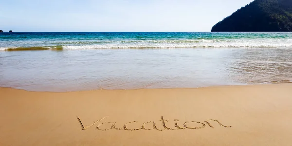 Maracas Bay Trinidad Tobago Bay Beach Vacation Word Sand Sea — Stock Photo, Image
