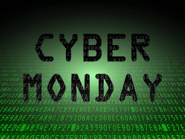 Latar Belakang Data Senin Cyber — Stok Foto