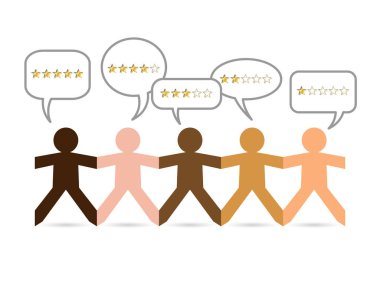 Cilt tonu insanlar altın yıldız