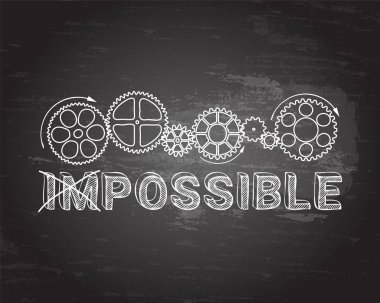 İmkansız Blackboard işareti