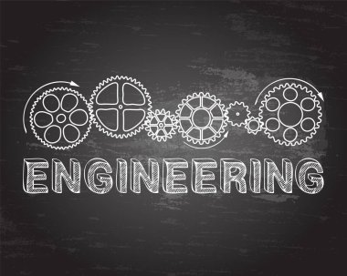 Mühendislik Blackboard işareti