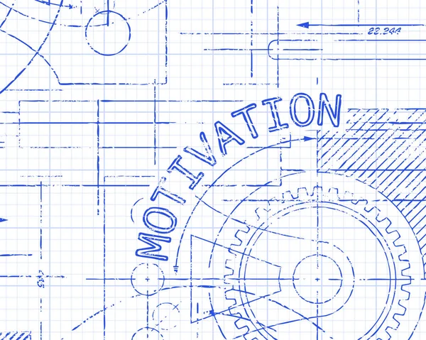 Мотиваційний графічний паперовий автомат — стоковий вектор