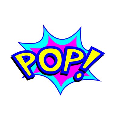 Çizgi film vektör Pop
