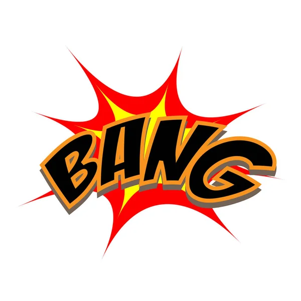 Bang διάνυσμα κινουμένων σχεδίων — Διανυσματικό Αρχείο