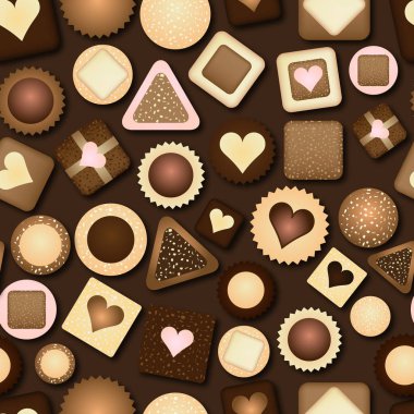 Çikolata vektör arka plan