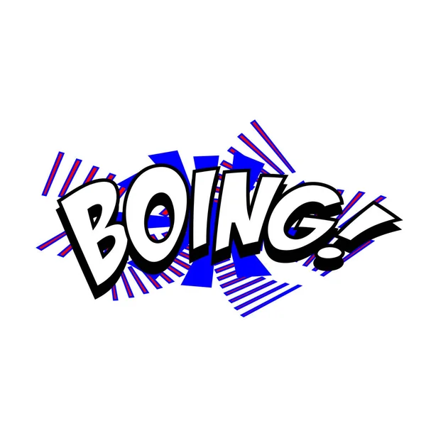 卡通矢量 Boing — 图库矢量图片