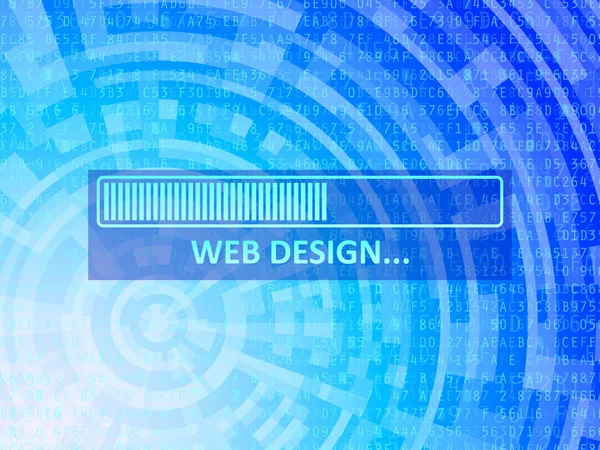 Web Design Data Background — Stock Vector