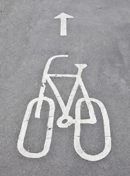Cyklus cesta Symbol — Stock fotografie