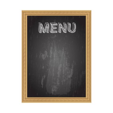 Blackboard menü vektör