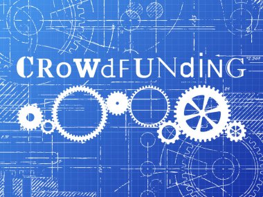 Crowdfunding Blueprint teknik çizim