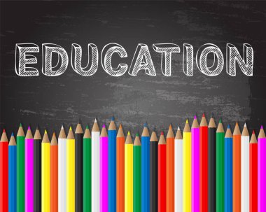 Eğitim kalem yazı tahtası