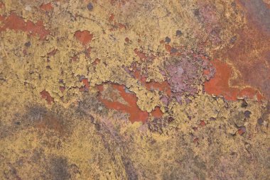 paslı boyalı metal