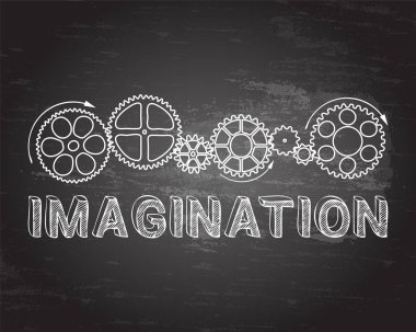 Hayal Blackboard vektör