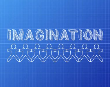 Hayal gücü insanlar Blueprint