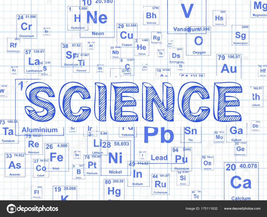 science element graph paper background stock vector eyematrix